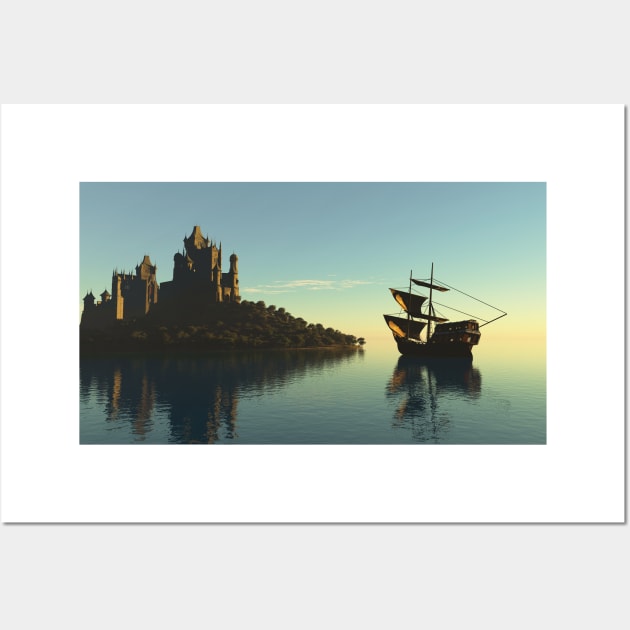 Exploration, Travel to Castle island Wall Art by Ryan Rad